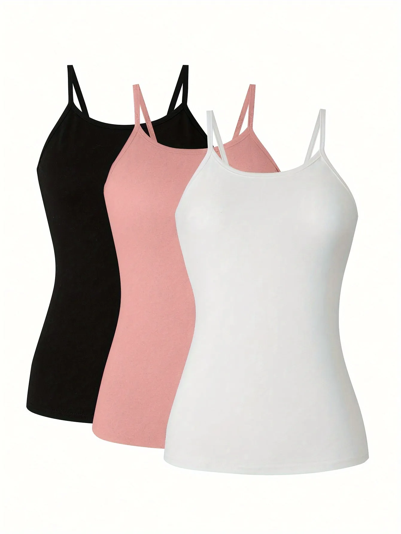 3Pack Sleeveless Cami Tops Perfect for Spring  Summer