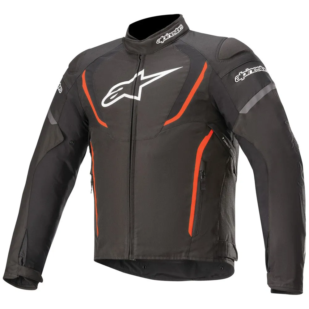 Alpinestars T-Jaws v3 Waterproof Jacket Black & Red Fluo