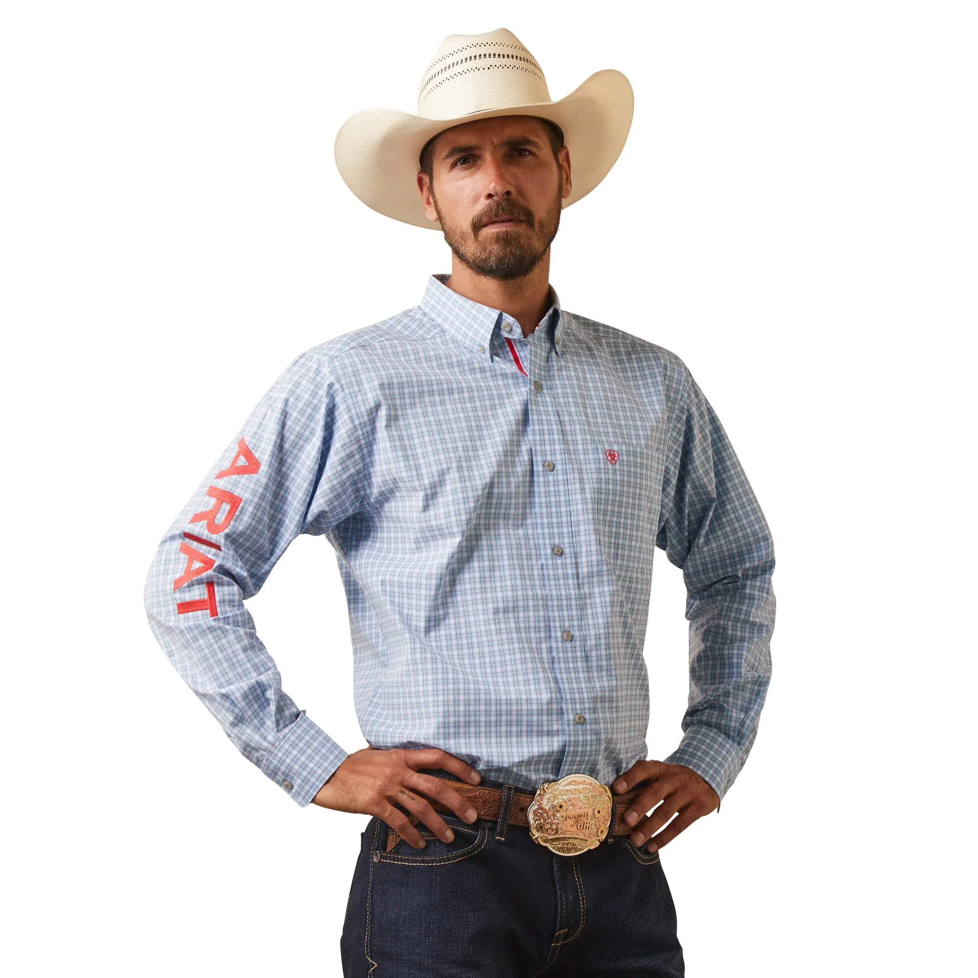 ARIAT Men's Pro Series Team Hylton Fitted Shirt