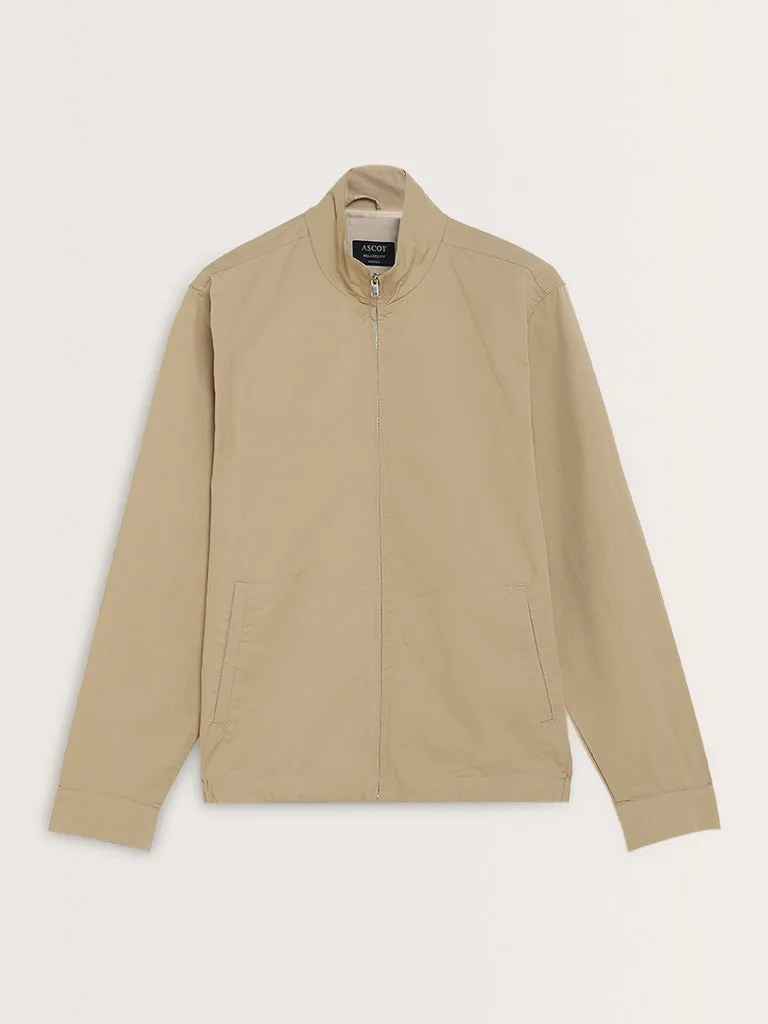 Ascot Beige Relaxed-Fit Jacket