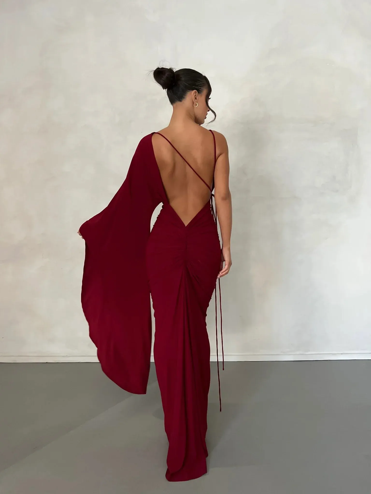 Athena Gown - Wine