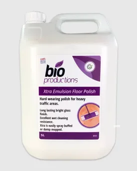 Bio Productions Xtra Floor Polish (Gloss) 5 Ltr BS55