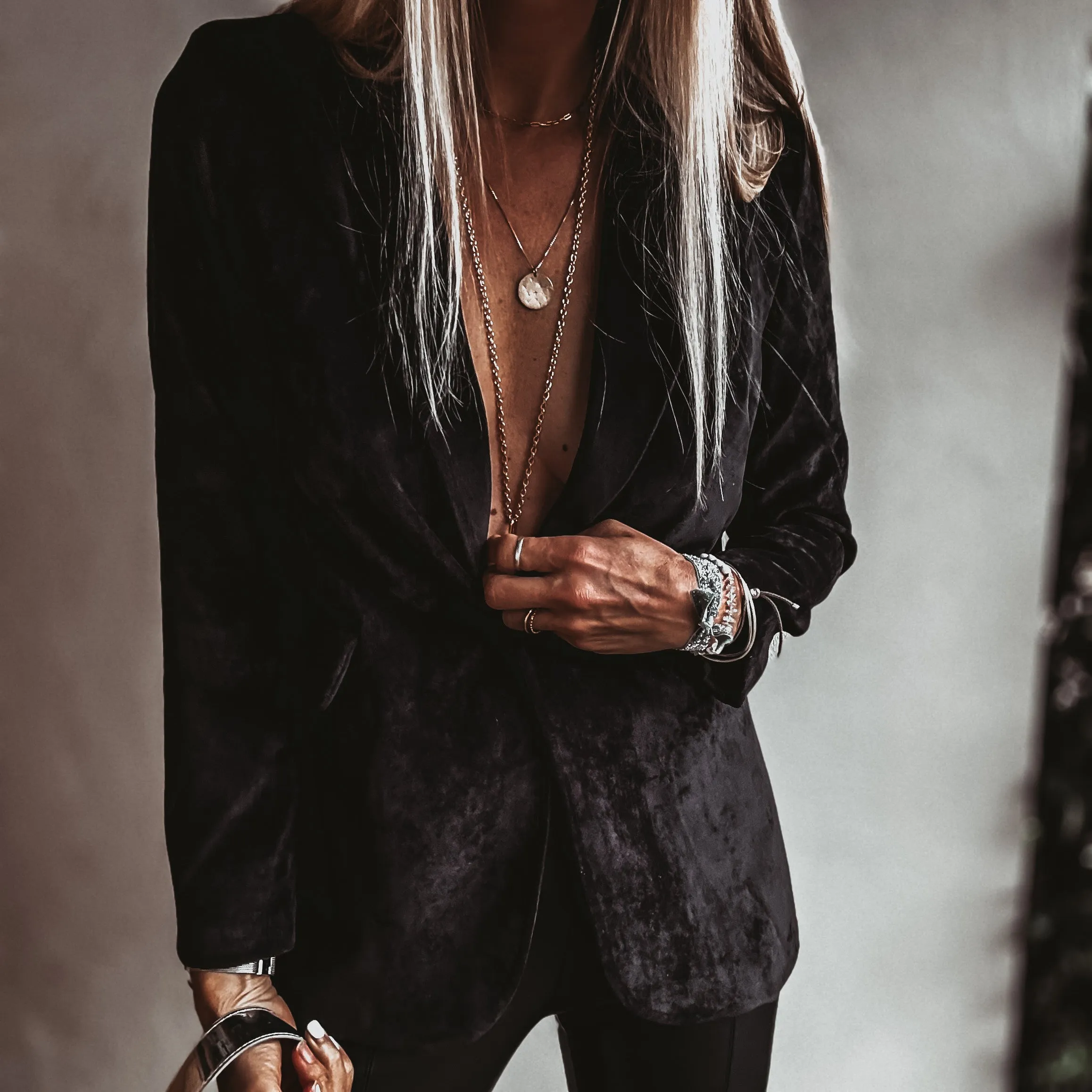 Black Lyon velvet blazer *NEW*