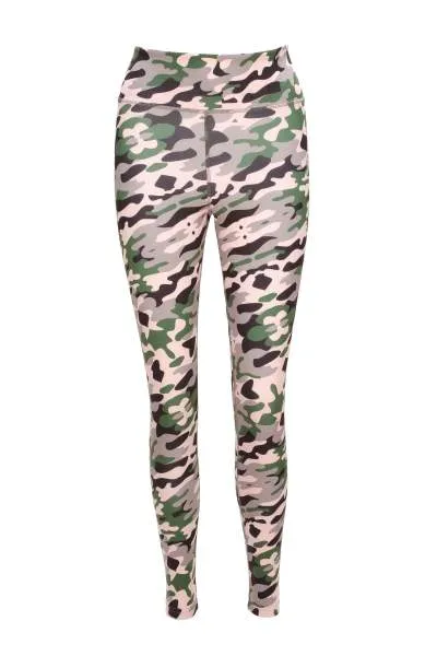 Camo Chameleon - Camo Print Womens Yoga Leggings