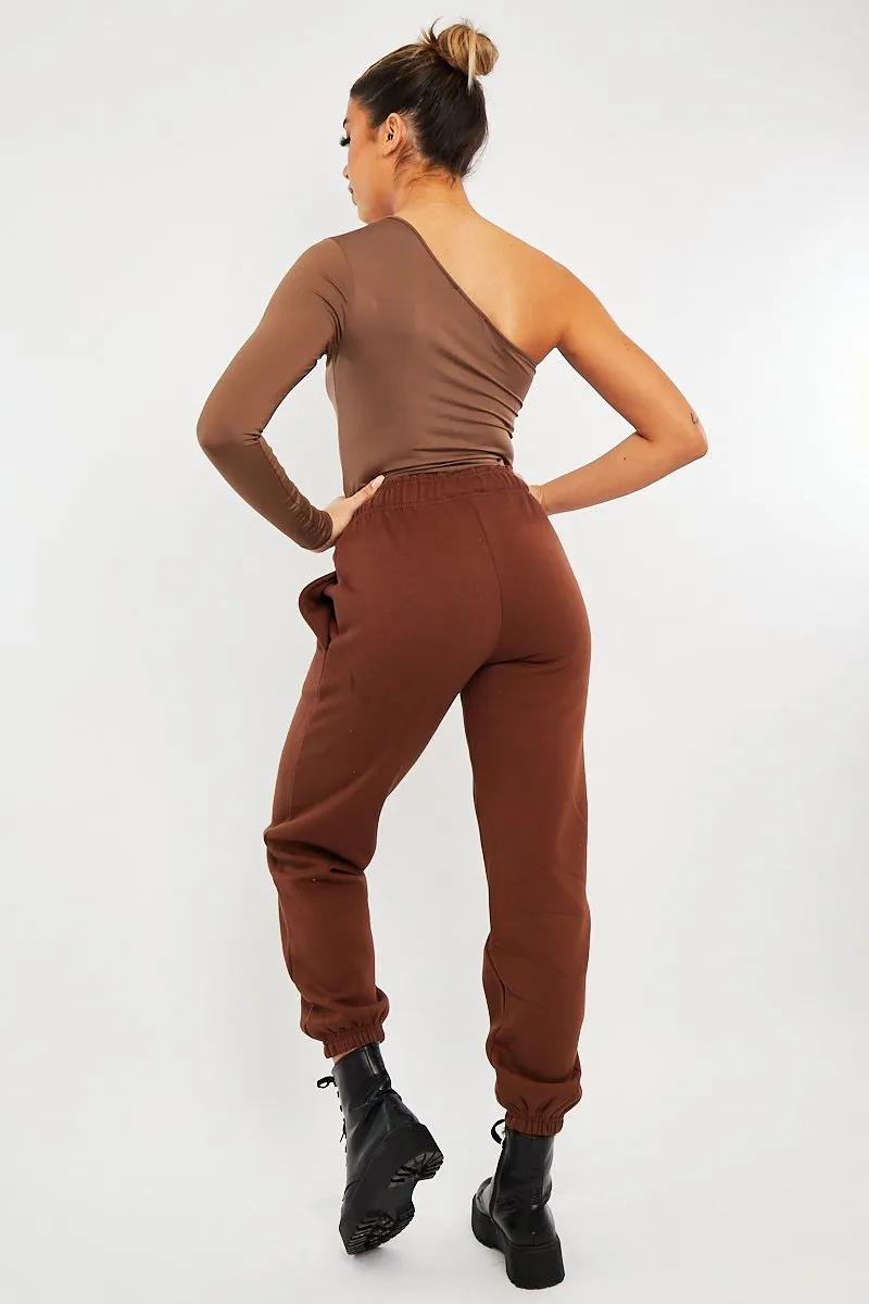 Chocolate Oversized Joggers - Erica