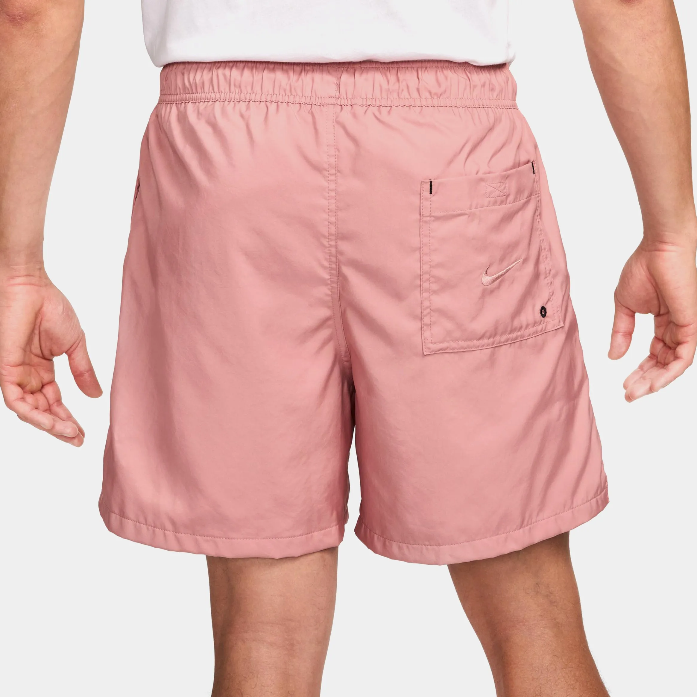 Club Flow Block 2.0 Woven Mens Shorts (Pink/White)