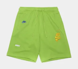 Essentials French Terry Shorts Mens Shorts (Green)