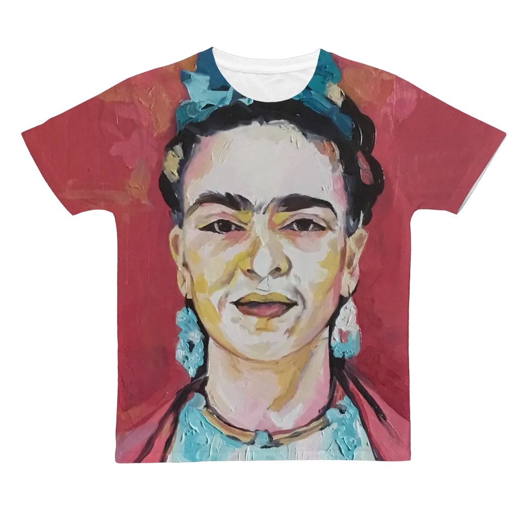 Frida Kahlo Classic Sublimation Adult T-Shirt