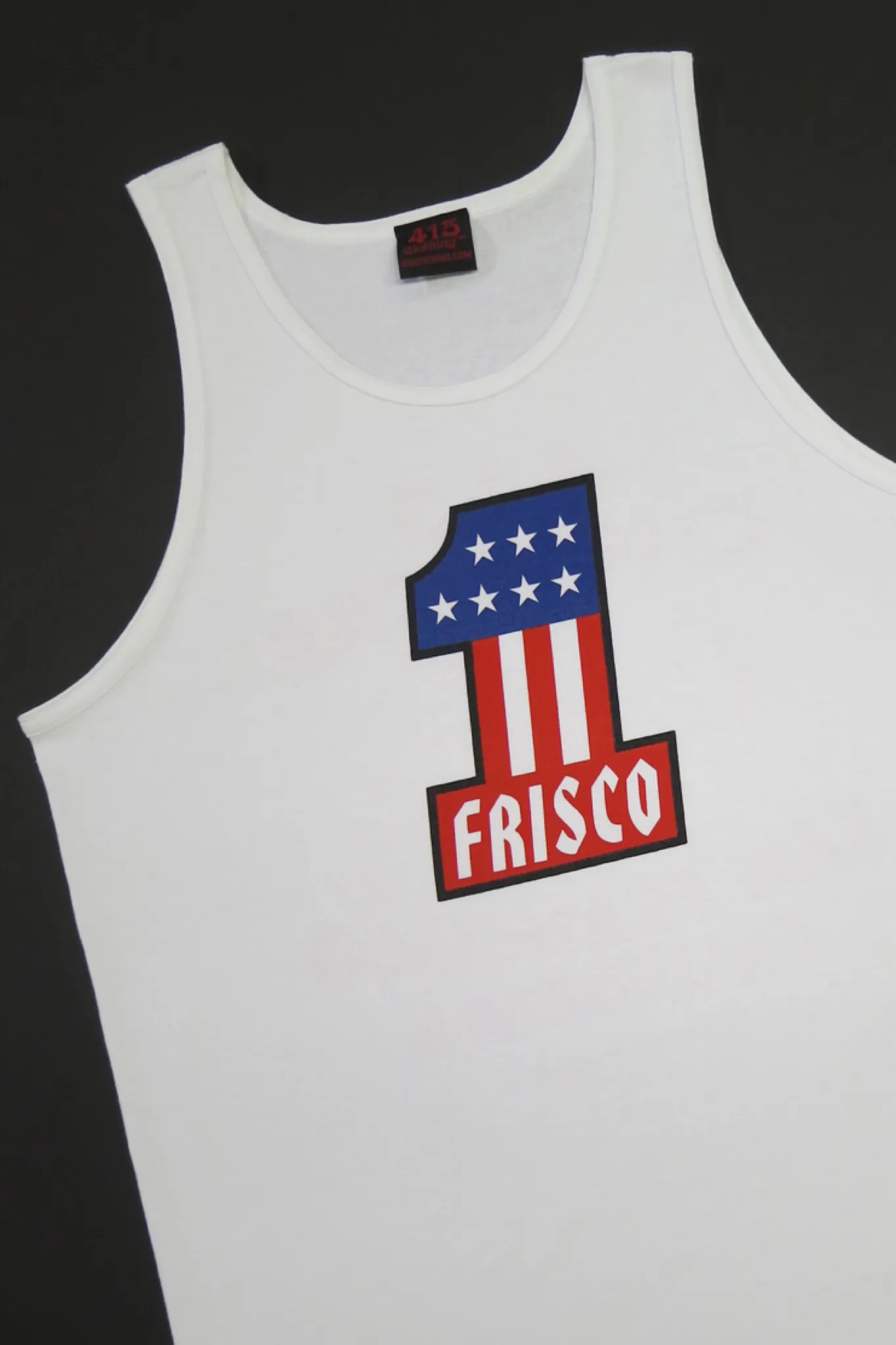 Frisco #1 Men's White Tank Top