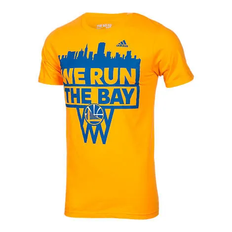 Golden State Warriors Adidas We Run The Bay Adult Shirt