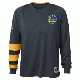 Golden State Warriors On Court Gray Long Sleeve Shooter