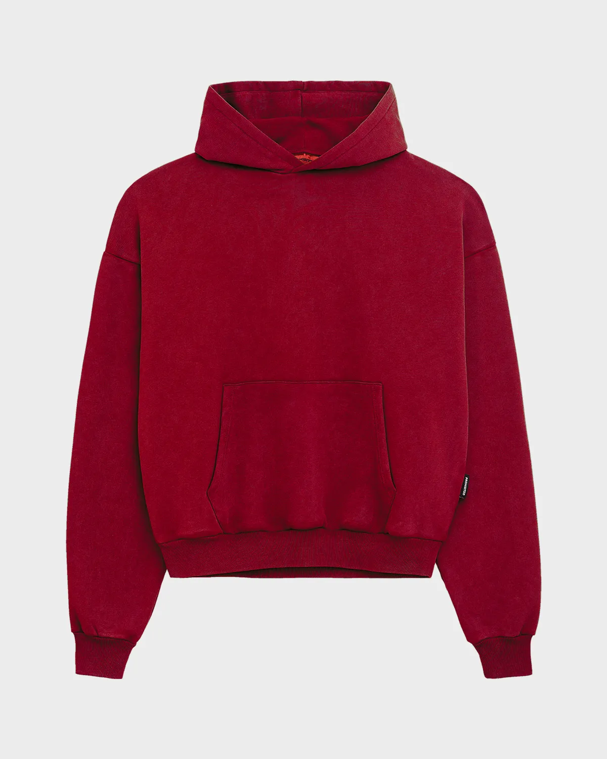 Heavy Oversized Hoodie Berry