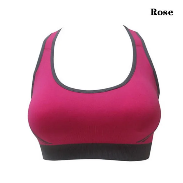 Hot Selling ! Multicolors ! Women Padded Top Athletic Vest Gym Fitness Sports Bra Stretch Cotton Seamless popular