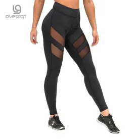 Ladies Mesh High Waist Workout Leggings Fitness Women Pants Breathable Push Up Leggings Women Quick Dry High Quality Leggins