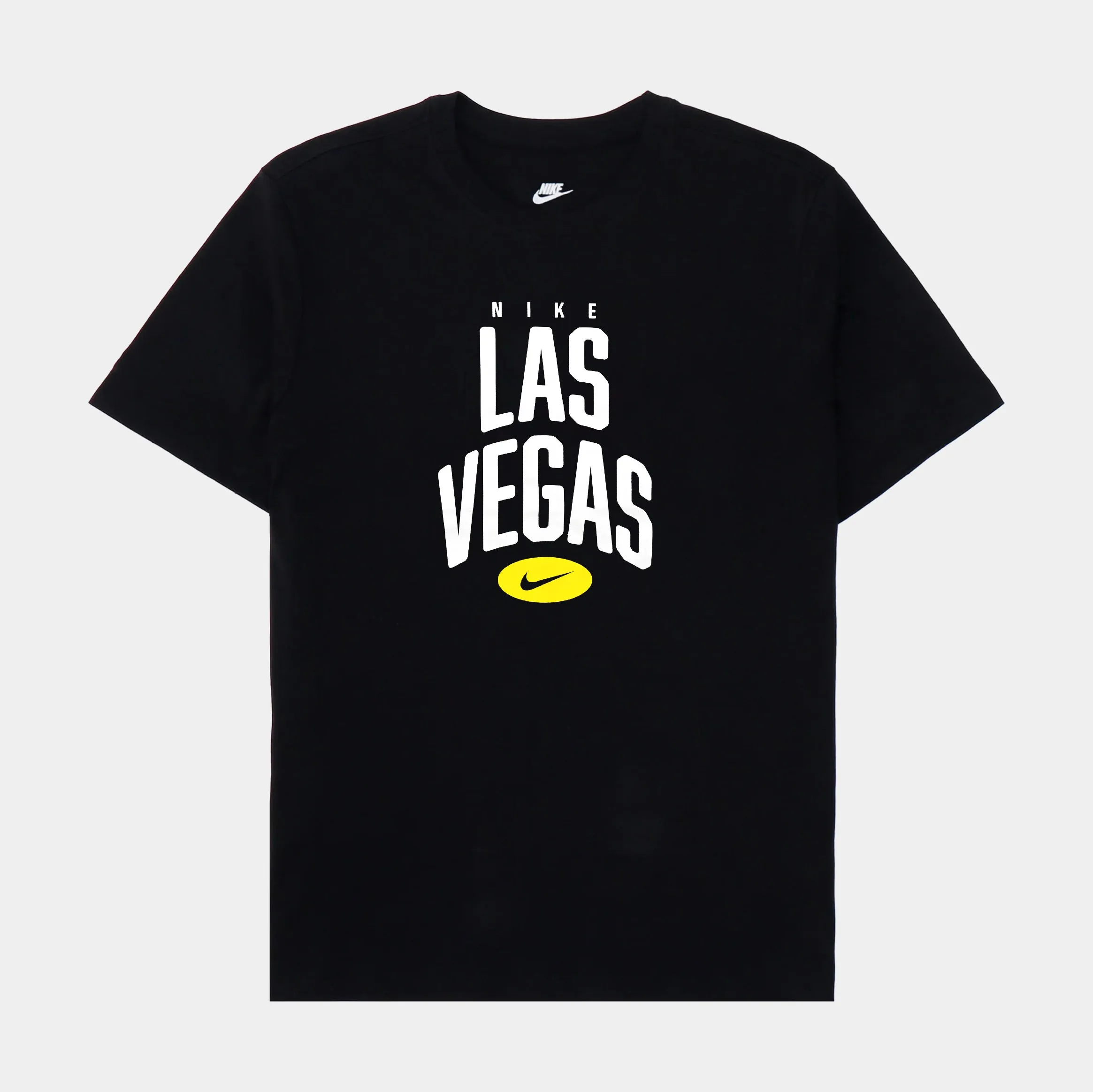 Las Vegas City Mens Short Sleeve Shirt (Black)