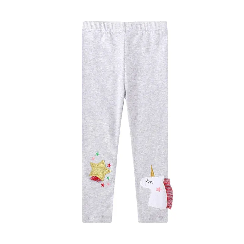 Little maven 2024 Baby Girls Lovely Penguin Cotton Leggings Soft and Comfort Pants for Kids Casual Clothes Spring and Autumn