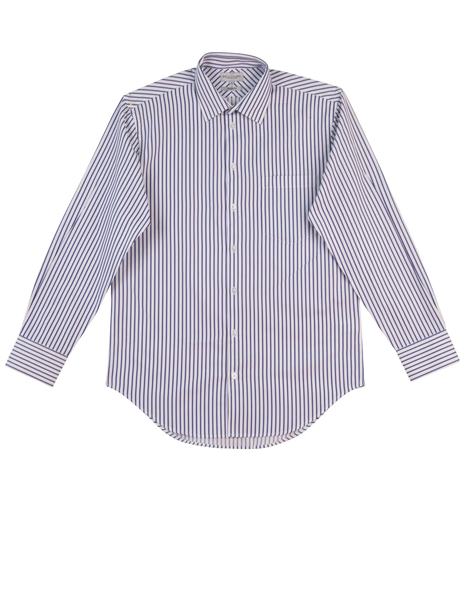 M7310L Men's Executive Sateen Stripe Long Sleeve Shirt