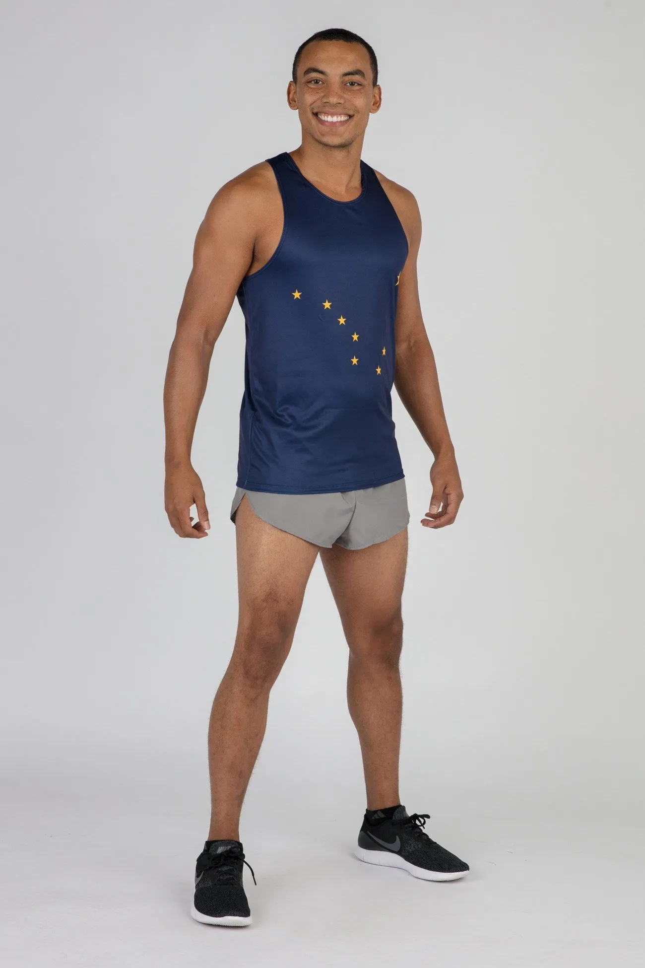 Men's Competitor Lite Printed Singlet [A-B] - Alaska