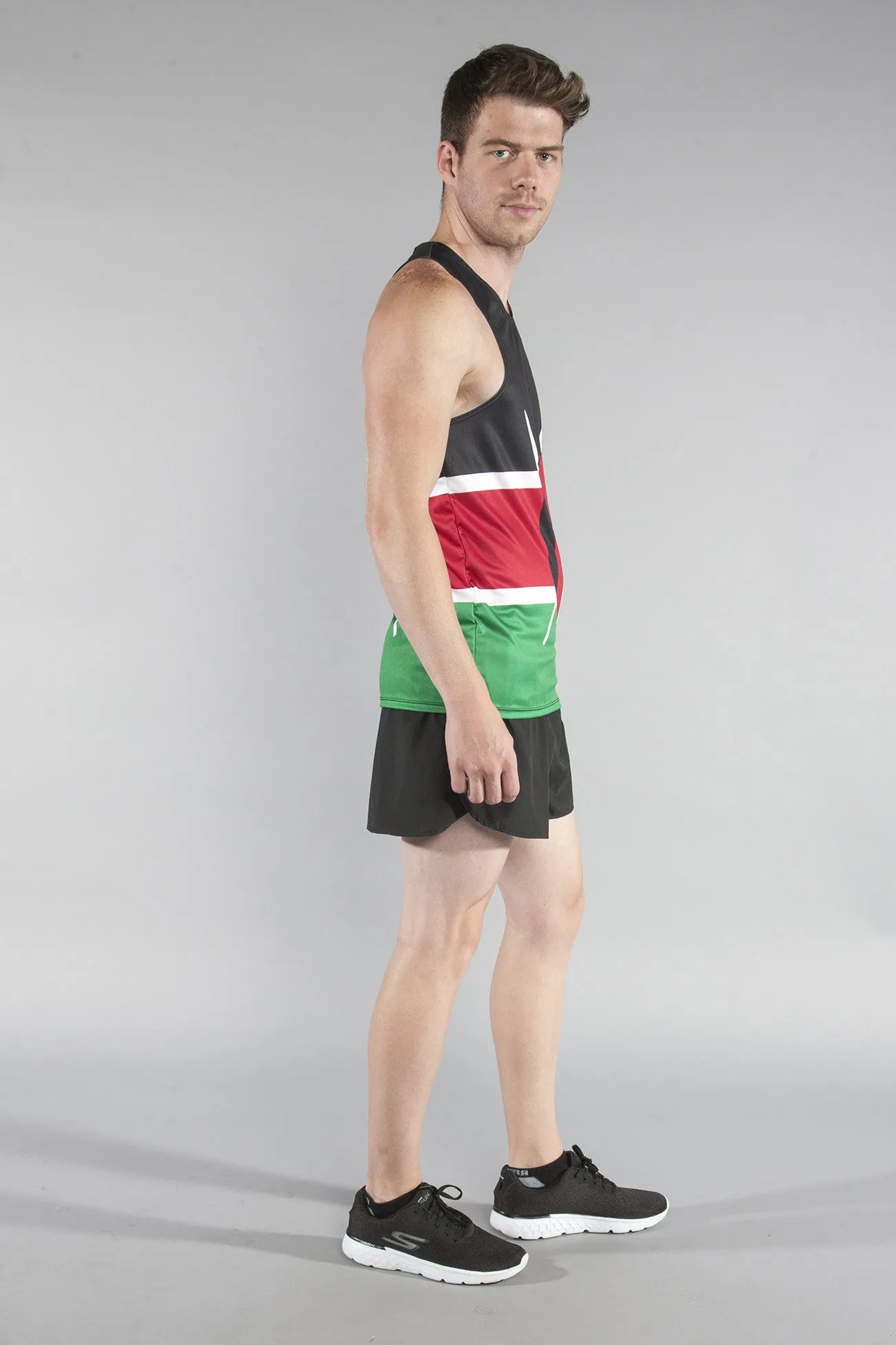 Men's Competitor Lite Printed Singlet [J-L] - Kenya