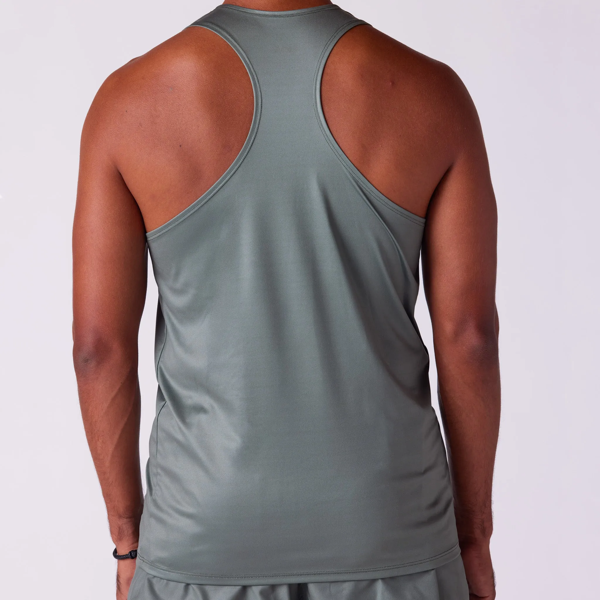 Men's Competitor Lite Printed Singlet - Military