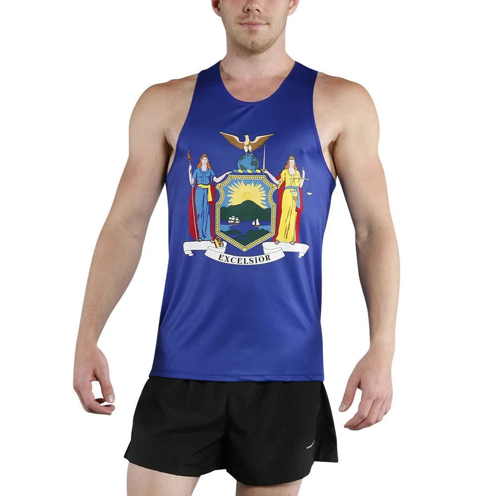 Men's Competitor Lite Printed Singlet [N] - New York