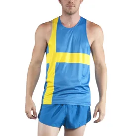 Men's Competitor Lite Printed Singlet [S-T] - Sweden