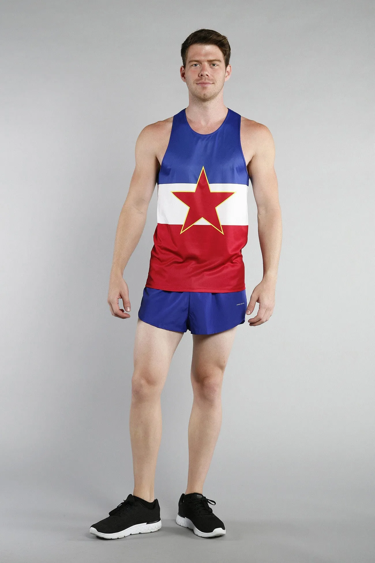 Men's Competitor Lite Printed Singlet [U-Z] - Yugoslavia