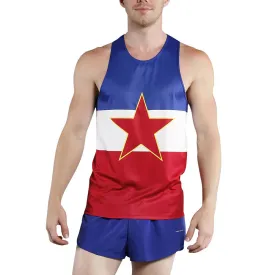 Men's Competitor Lite Printed Singlet [U-Z] - Yugoslavia