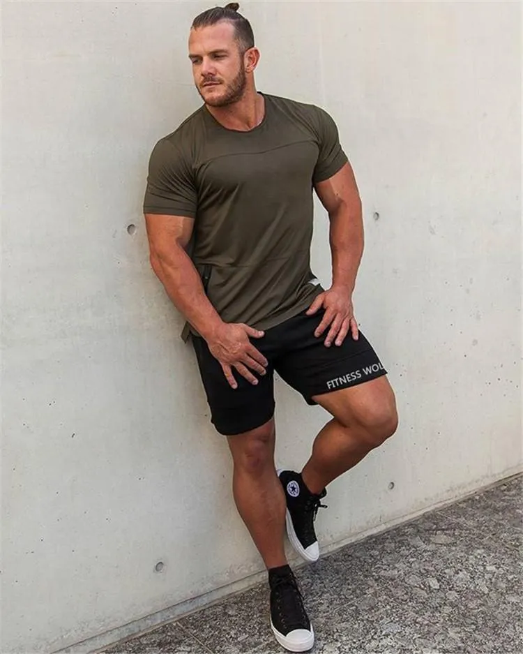 Men's Paneled Hem Shorts