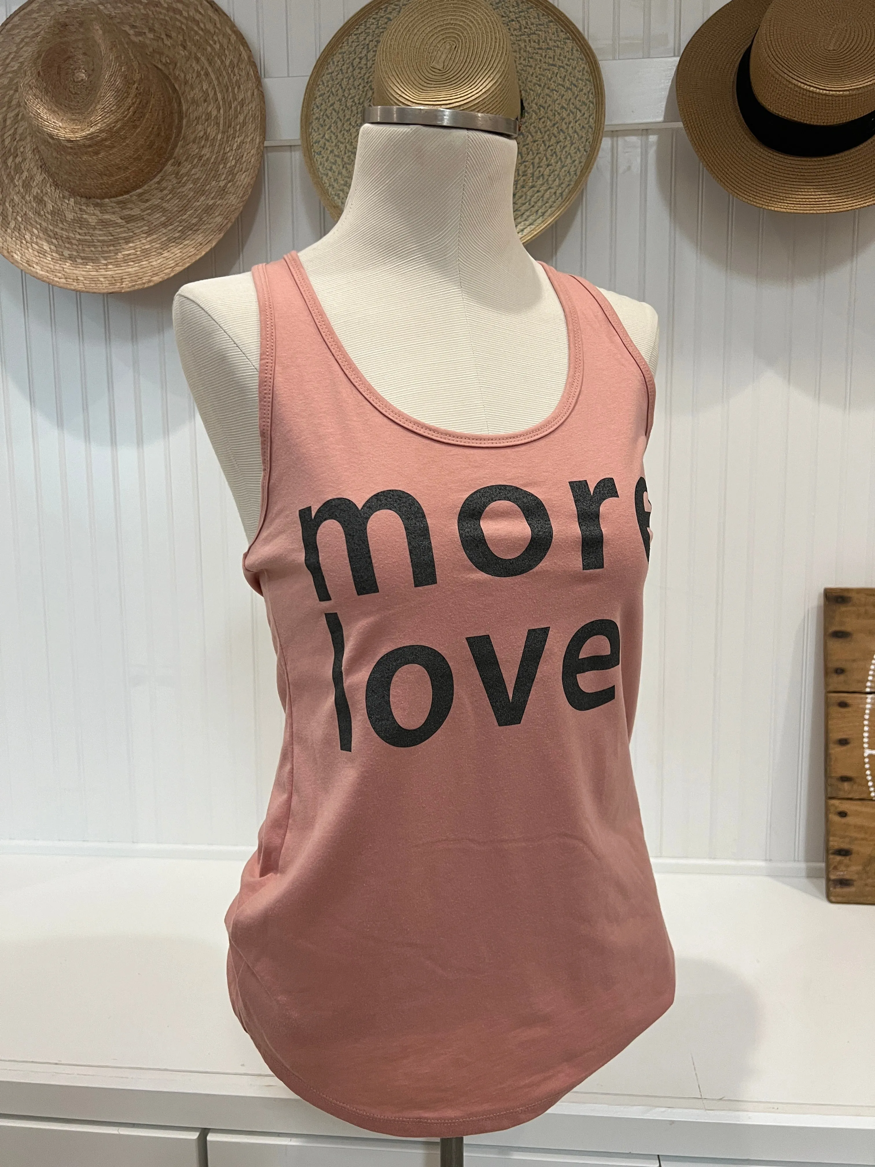 MORE LOVE Racer Tank