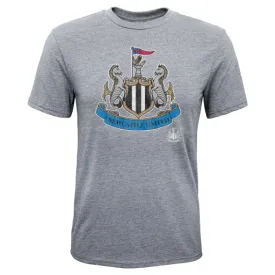 Newcastle United BPL Youth Adidas Gray T-Shirt Small