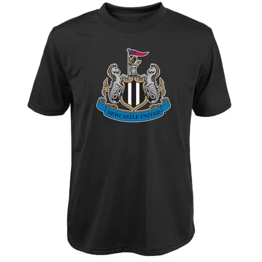 Newcastle United BPL Youth Black Performance Adidas T-Shirt