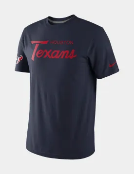 Nike Texans Tri Script Mens T-Shirt (Navy)