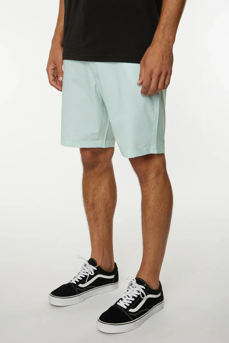 O'Neill Stockton Stripe 19" Hybrid Shorts - Men's