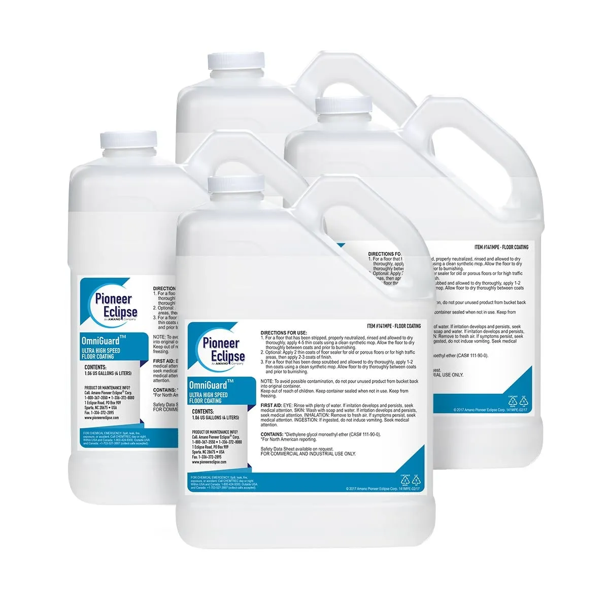 Pioneer Eclipse OmniGuard™ 25% Solids Floor Finish (1 Gallon Bottles) - Case of 4