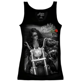 Retired Style- RODC - Lady Rider - Women's Tank Top