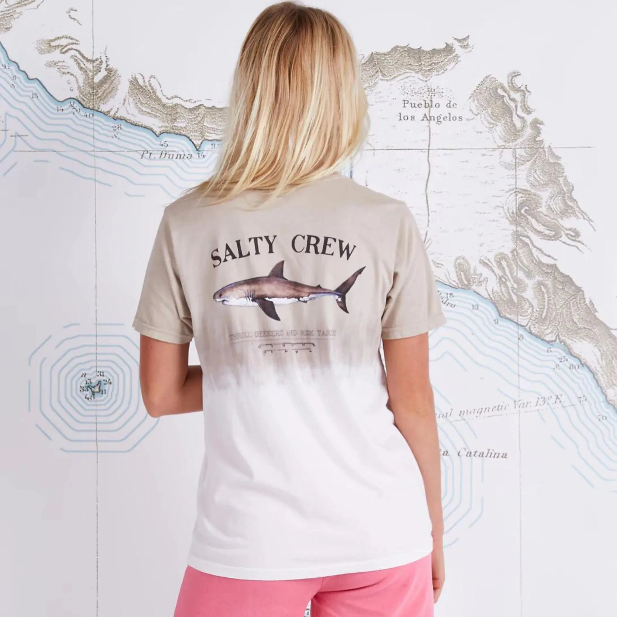 Salty Crew Bruce Tie Dye Boyfriend Tee