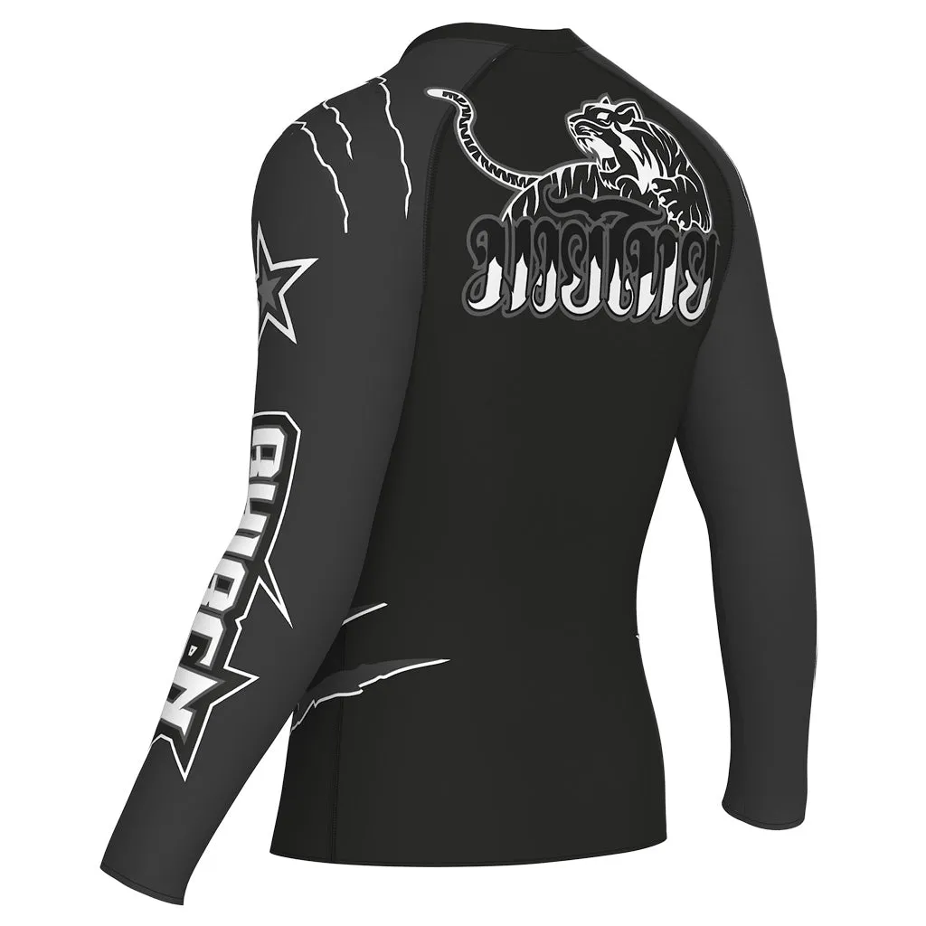 Scratch Compression Rashguard Long Sleeve Shirts