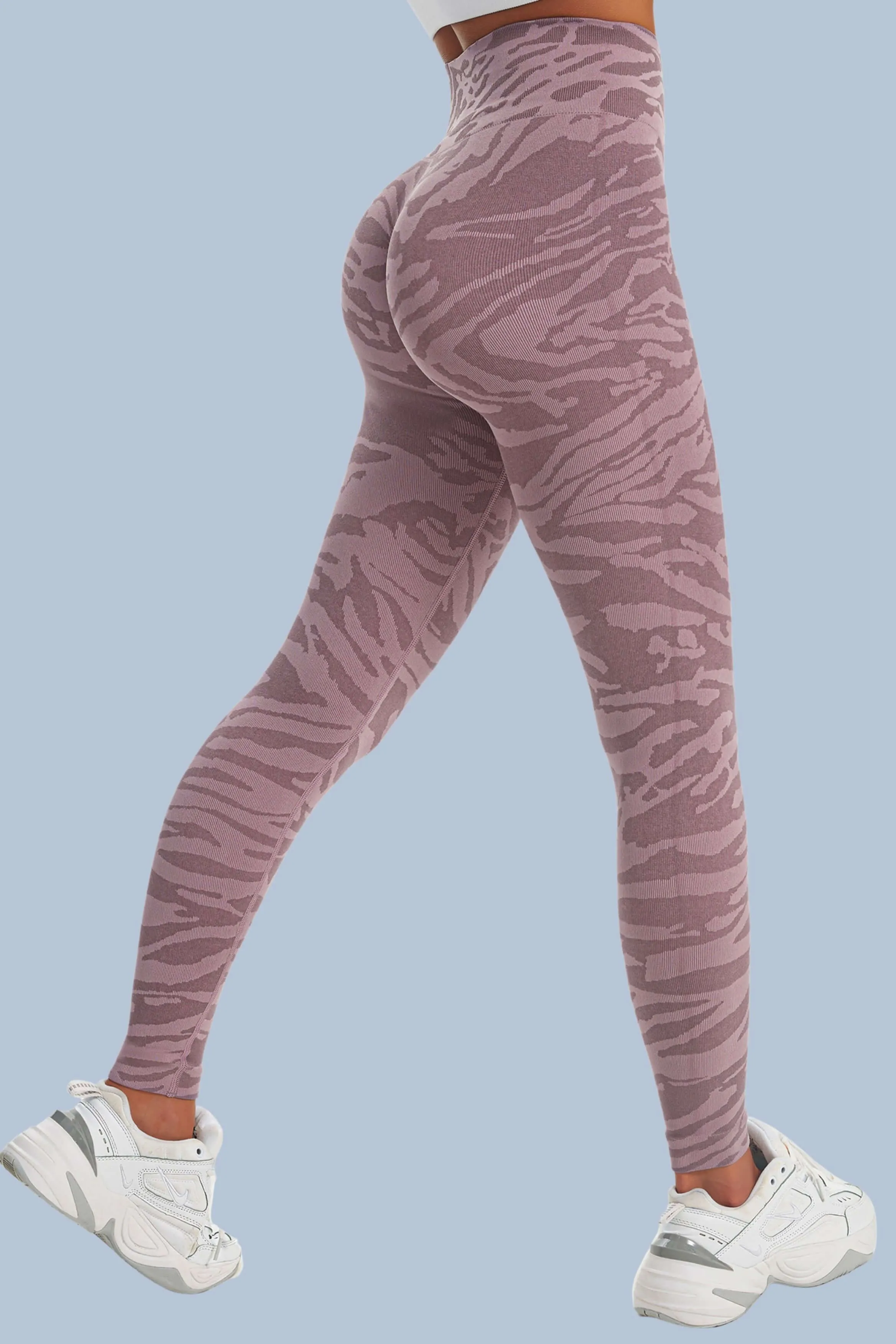 Seamless Camo nine-point leggings