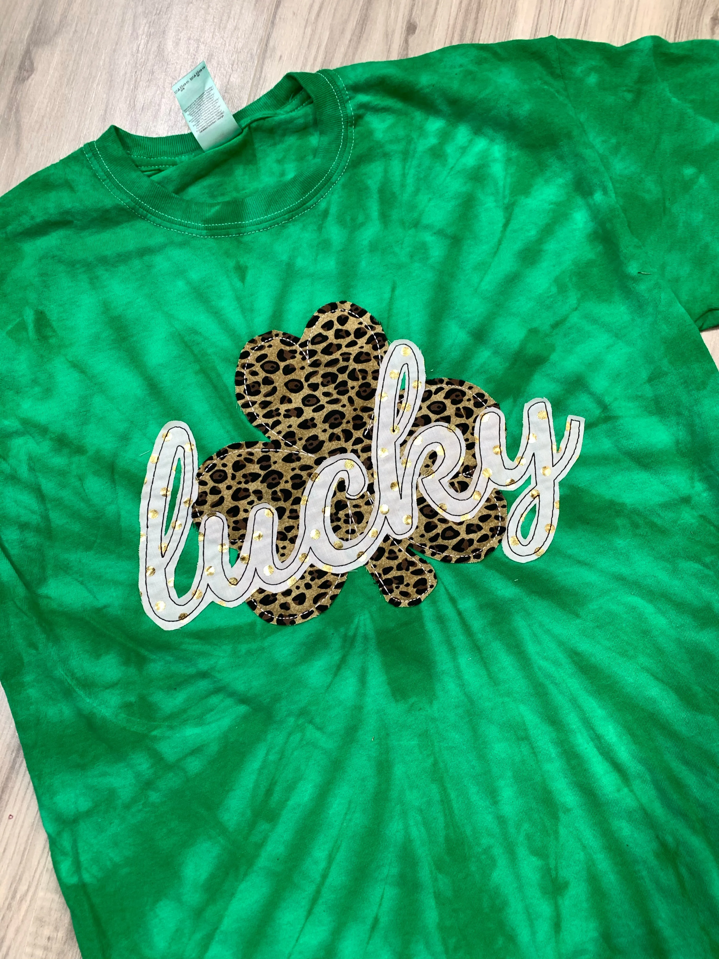 Shamrock LUCKY Tie Dye Shirt - 2021