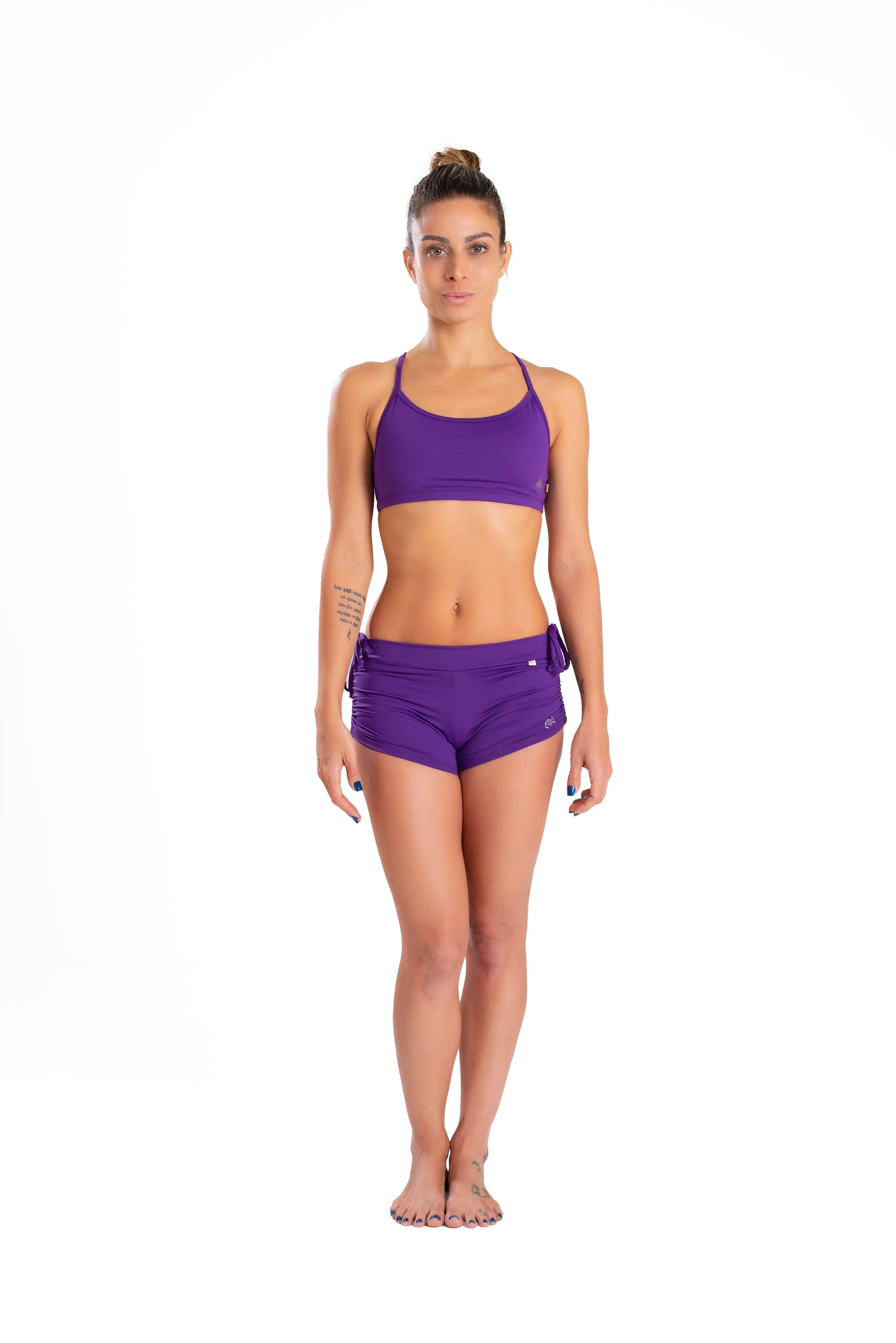 Side String Shorts, Deep Purple