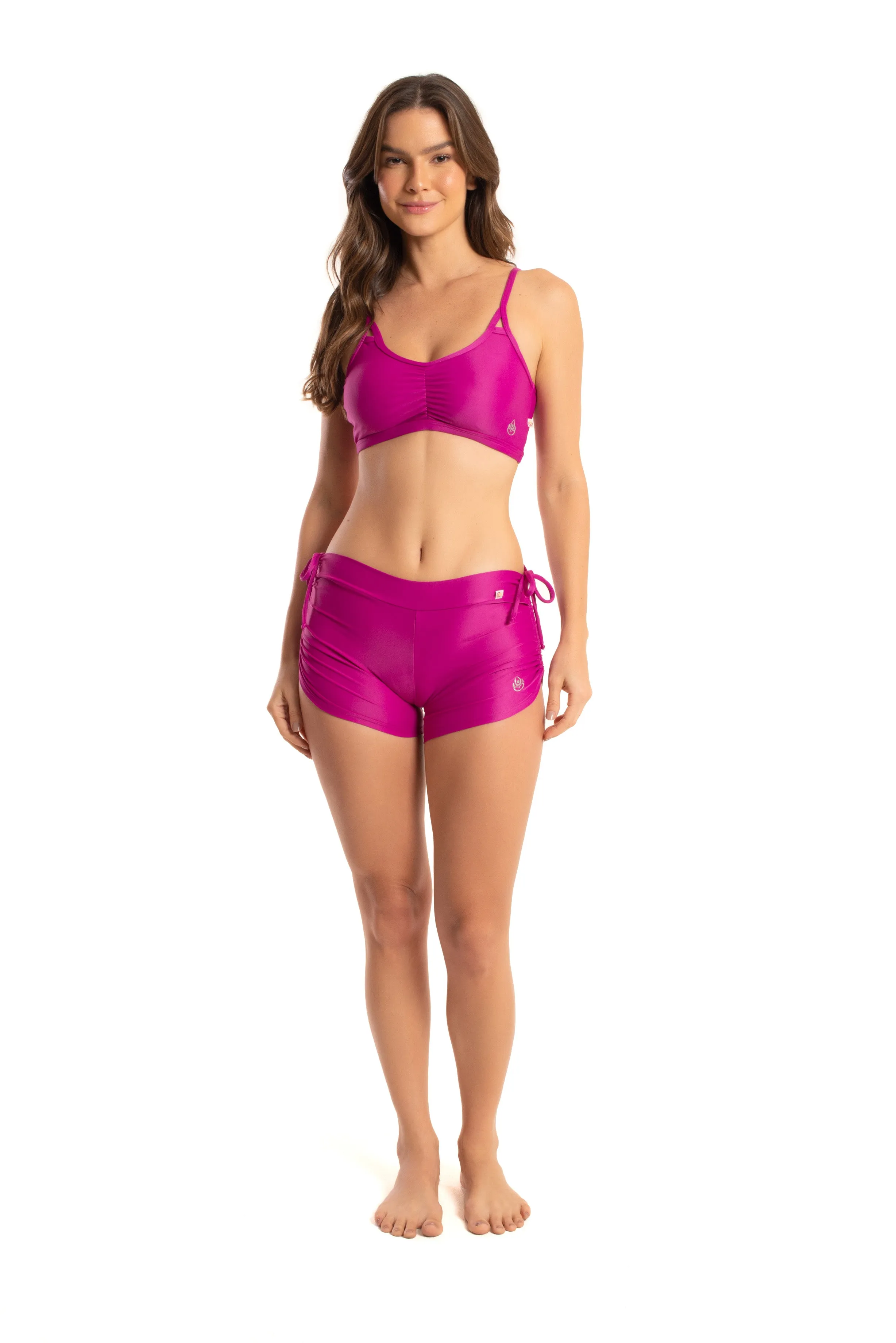 Side String Shorts, Fuchsia, Ultra Cool Form Light