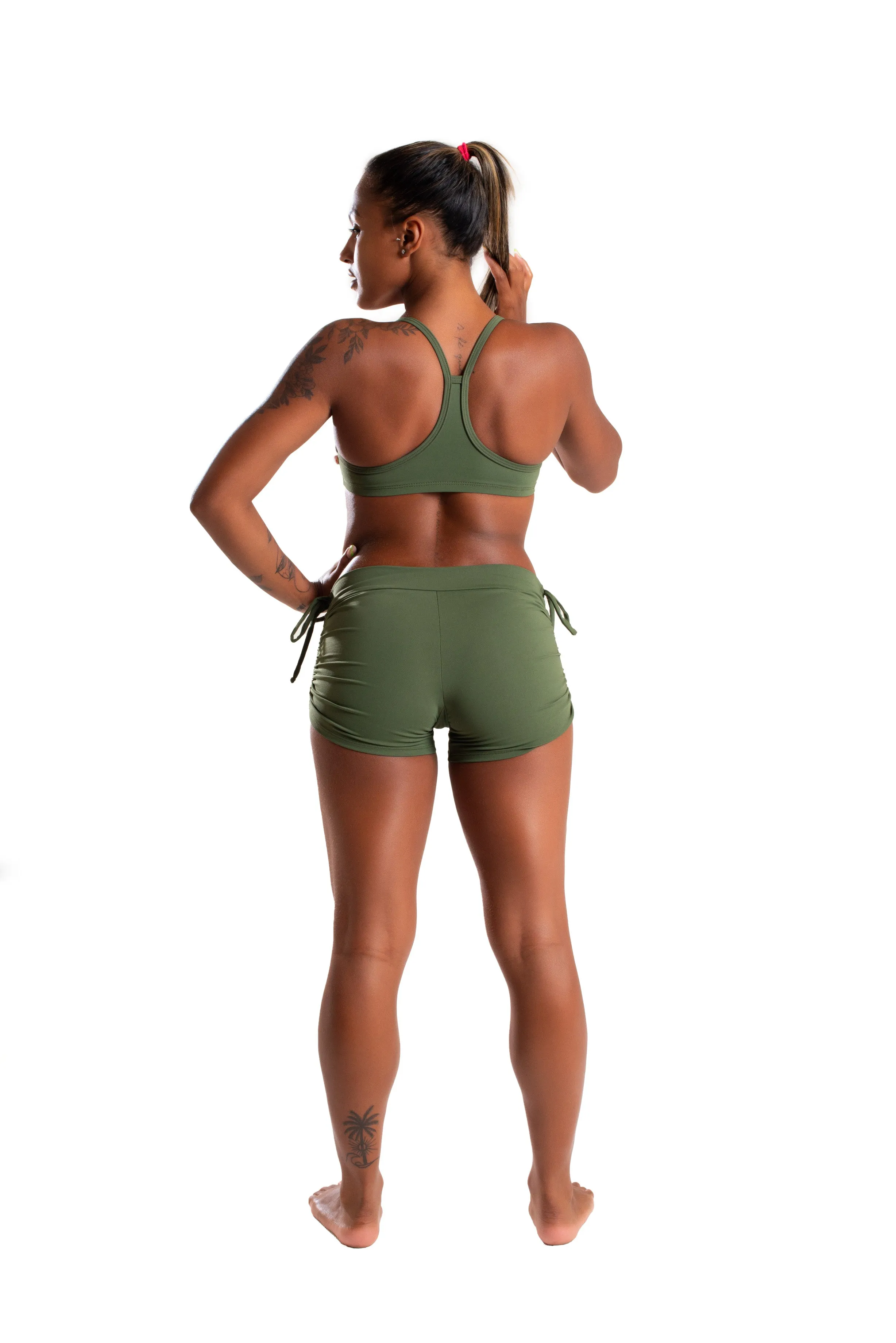 Side String Shorts, Military Green, Ultra Cool Form Light