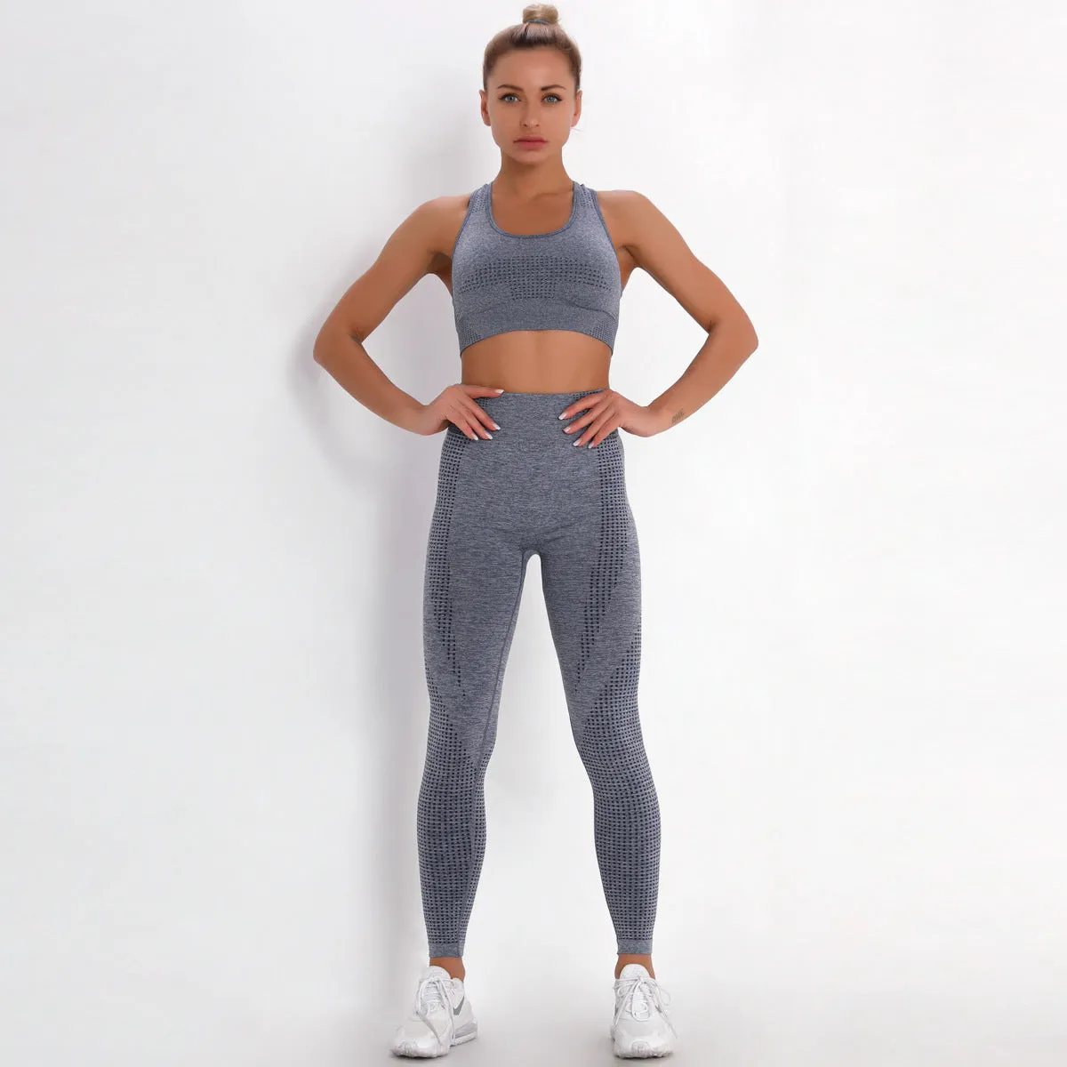 Sidiou Group Anniou Seamless Yoga Sets Gym Clothing Workout Clothes for Women Sportswear 2pcs Sport Set Fitness Clothes Bras Leggings