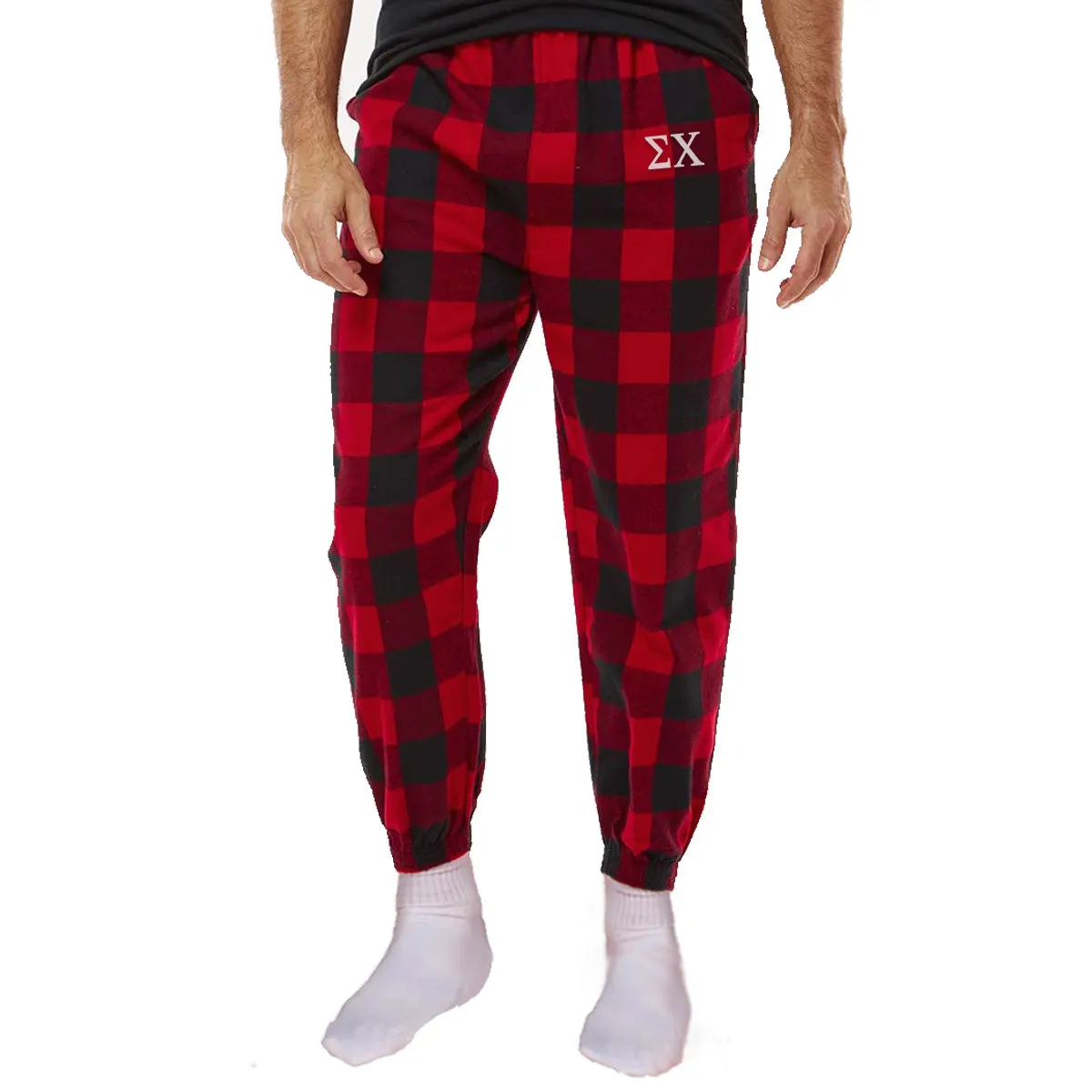 Sigma Chi Flannel Joggers