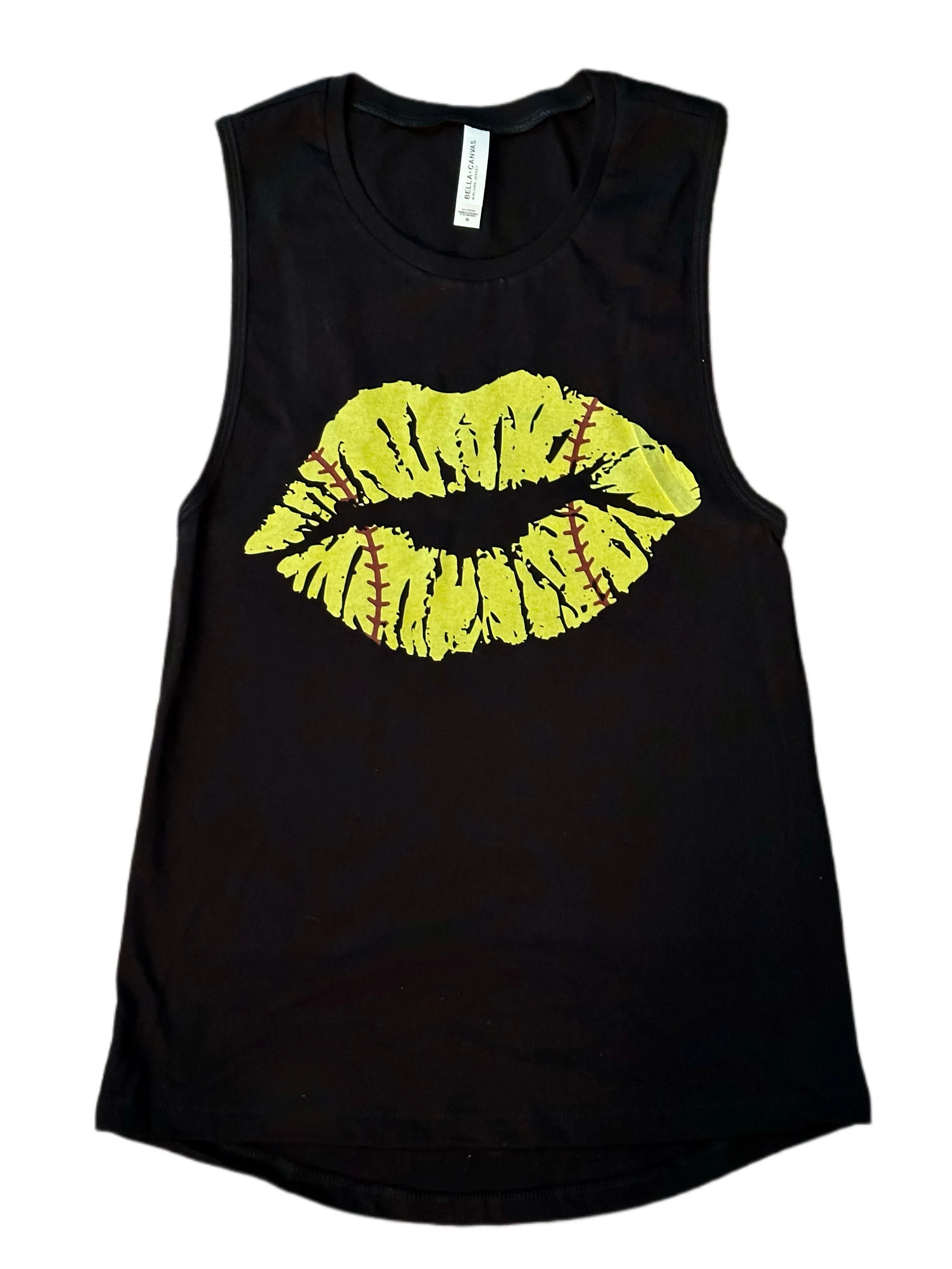 Softball Kisses Tank Top