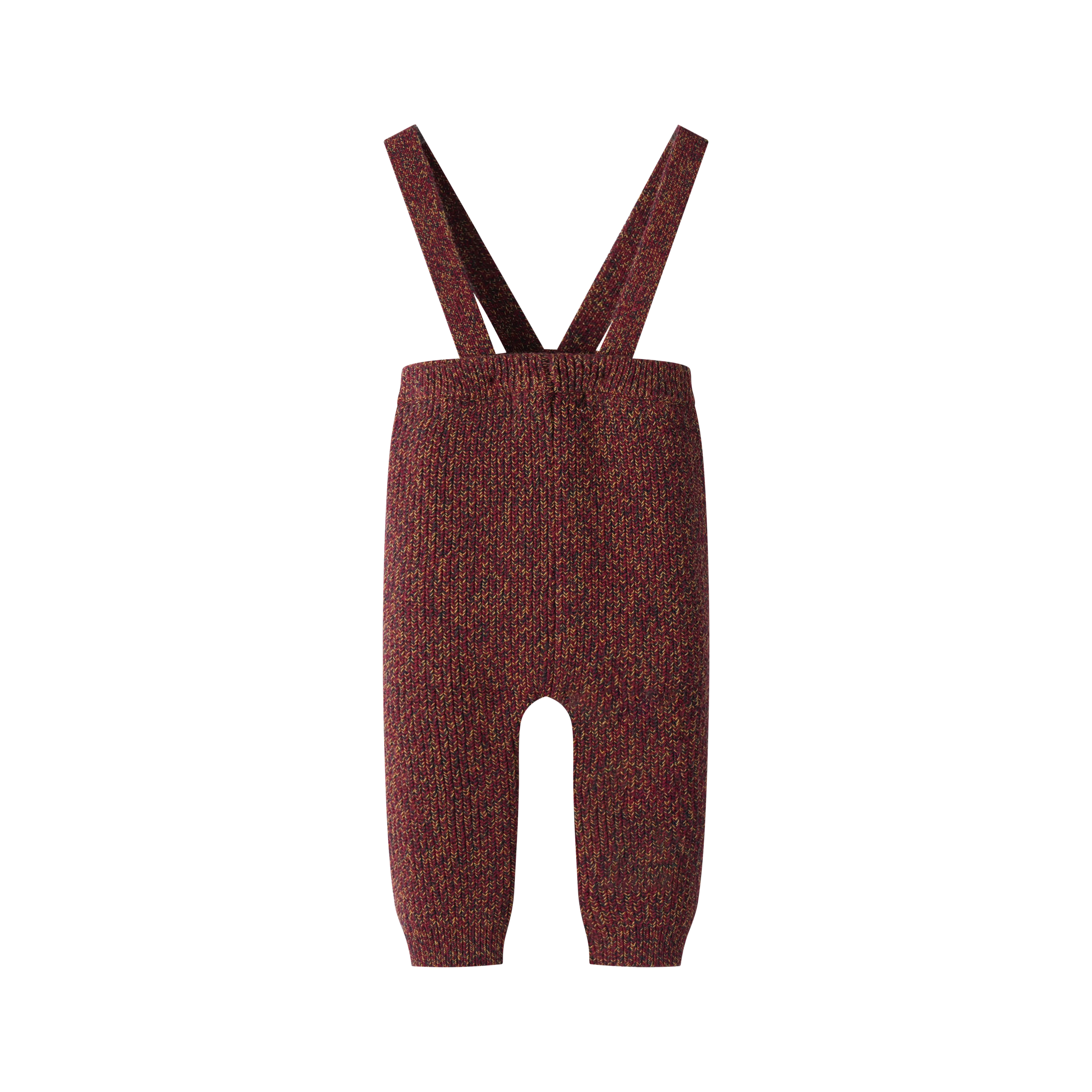 SUSPENDER LEGGING-BURGUNDY MARLED