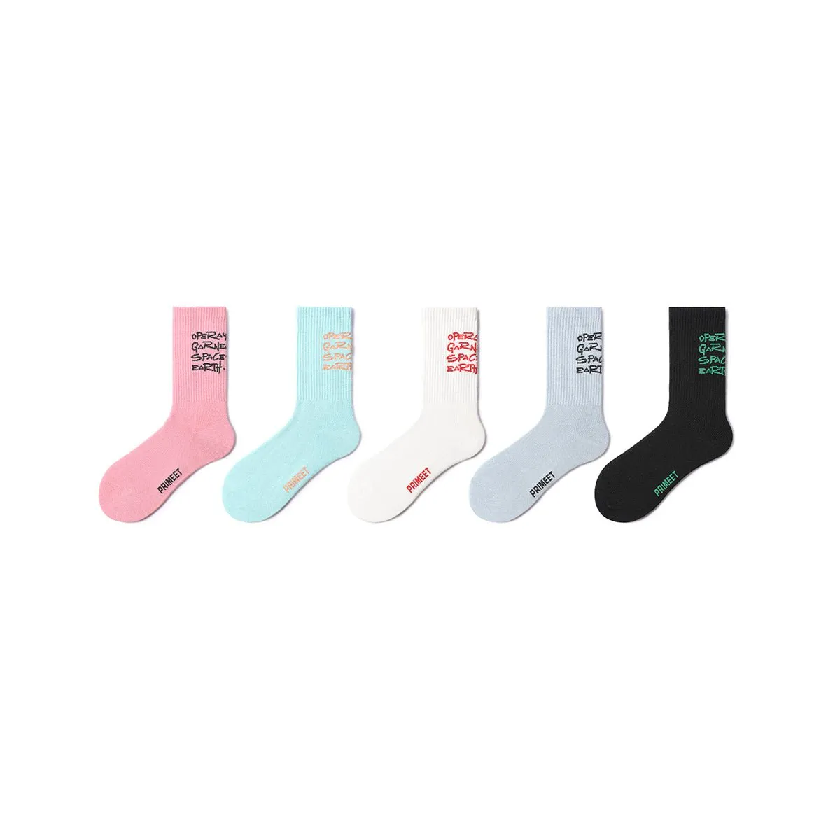 Things To Consider All-season Women 5pcs Active Crew Socks Set