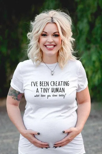 Trendy Pregnant Moms To Be Funny T-Shirts