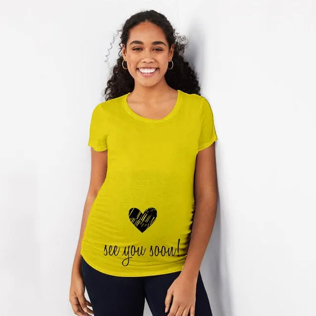 Trendy Pregnant Moms To Be Funny T-Shirts